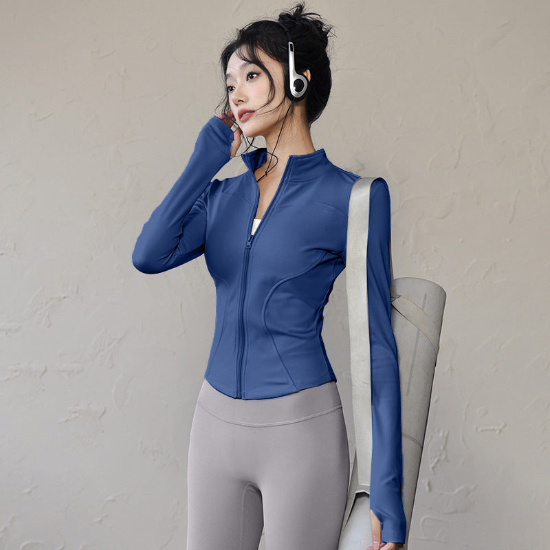 Womens Slim Fit Yoga Running Jacket