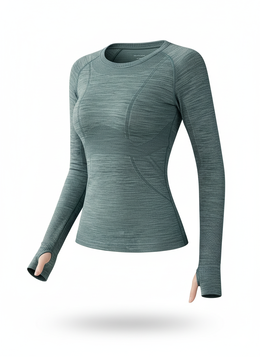 Seamless Long Sleeve Fitness Top